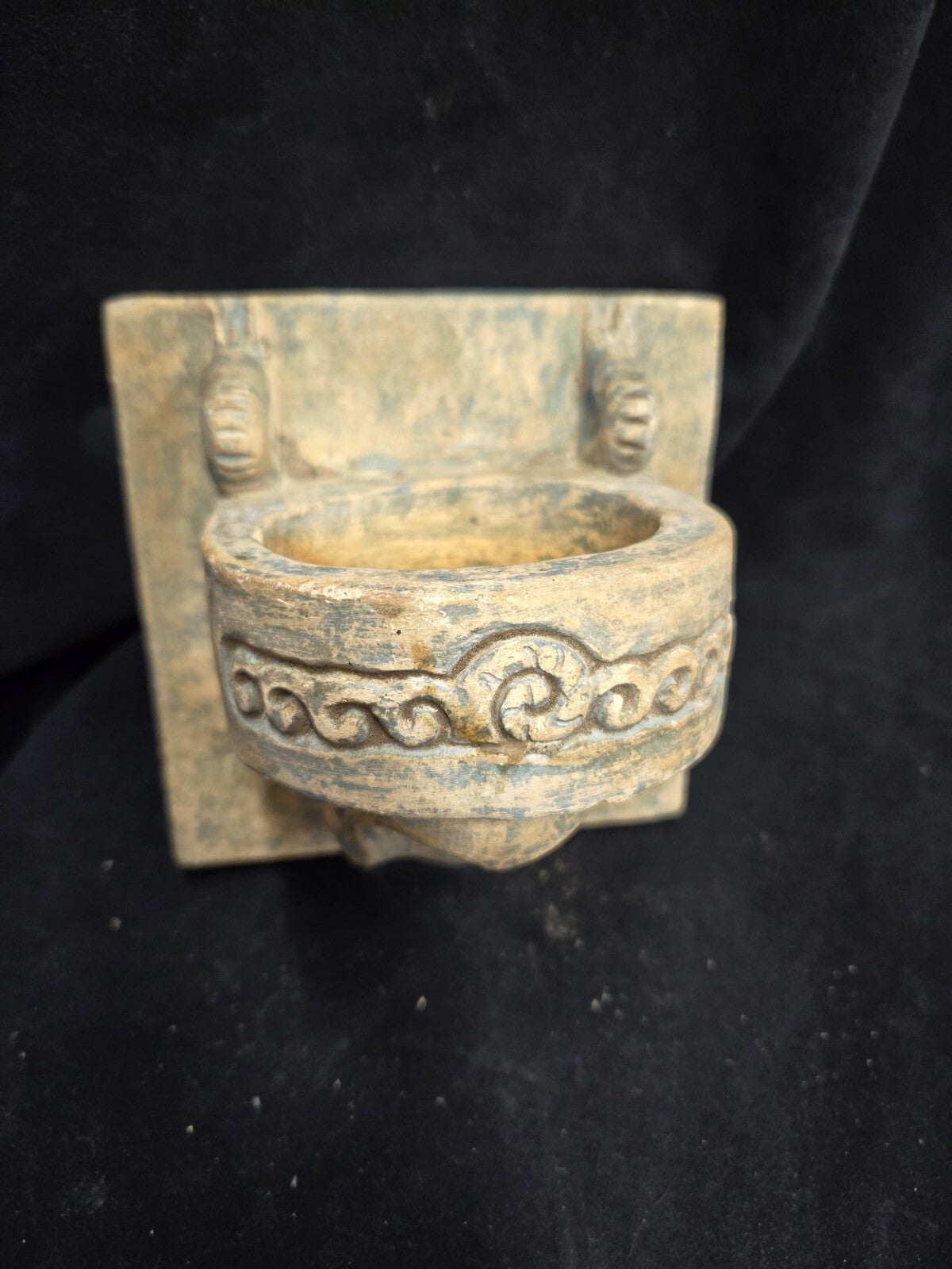 Batchelder California Ceramic Cup Holder with Snails