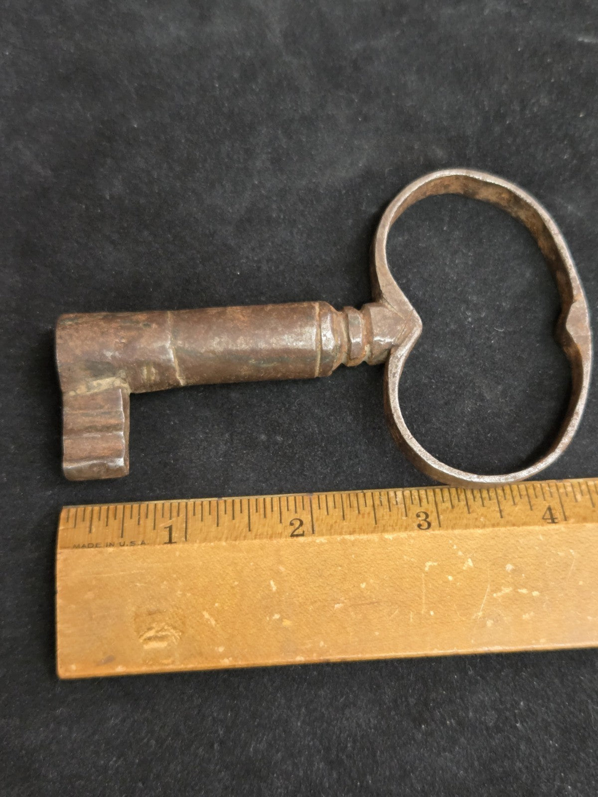 Antique Castle Church Cast Iron Key