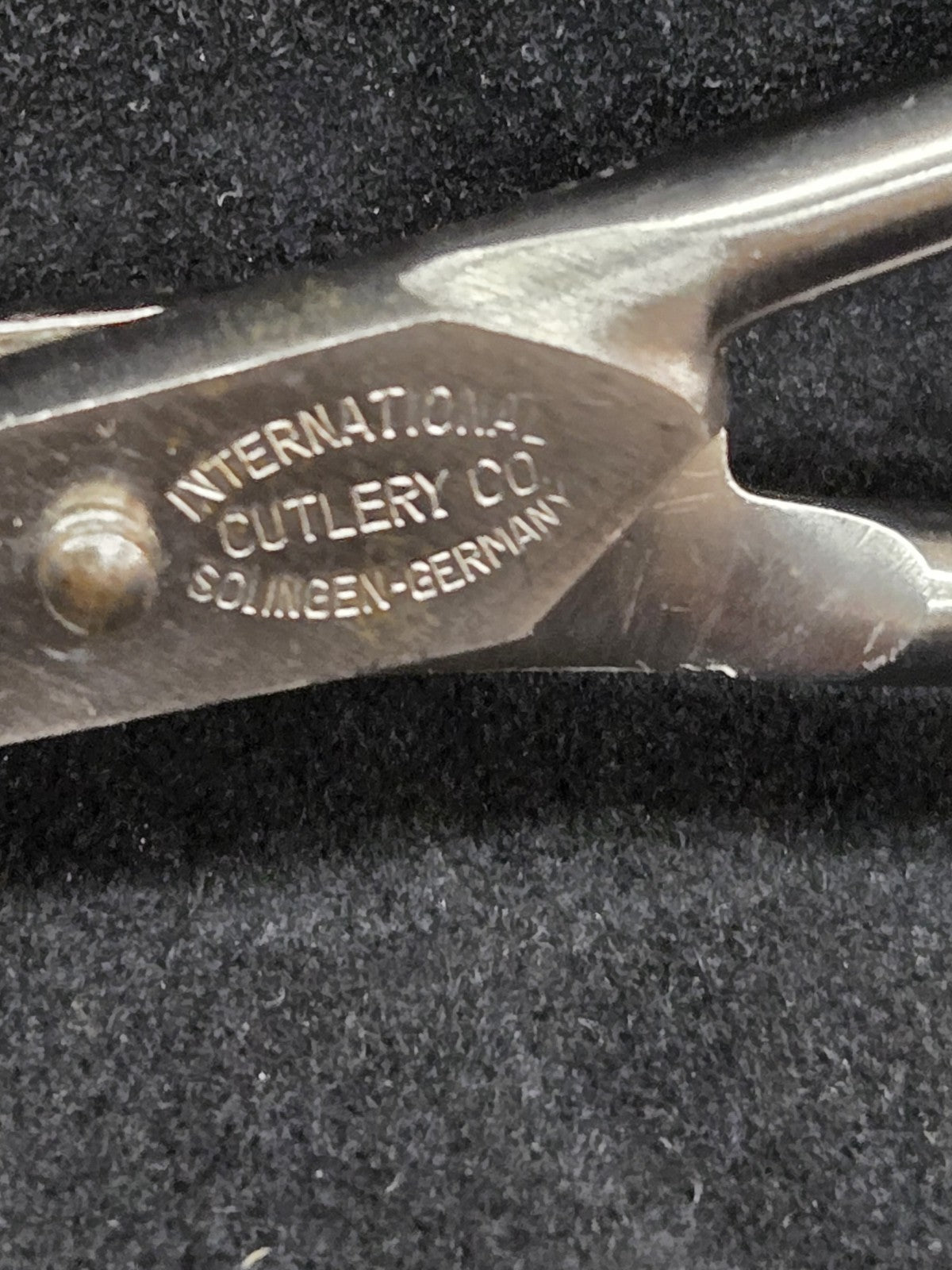 Duchess No. 1 Carbon Steel International Cutlery Co Scissors Solingen 1920s