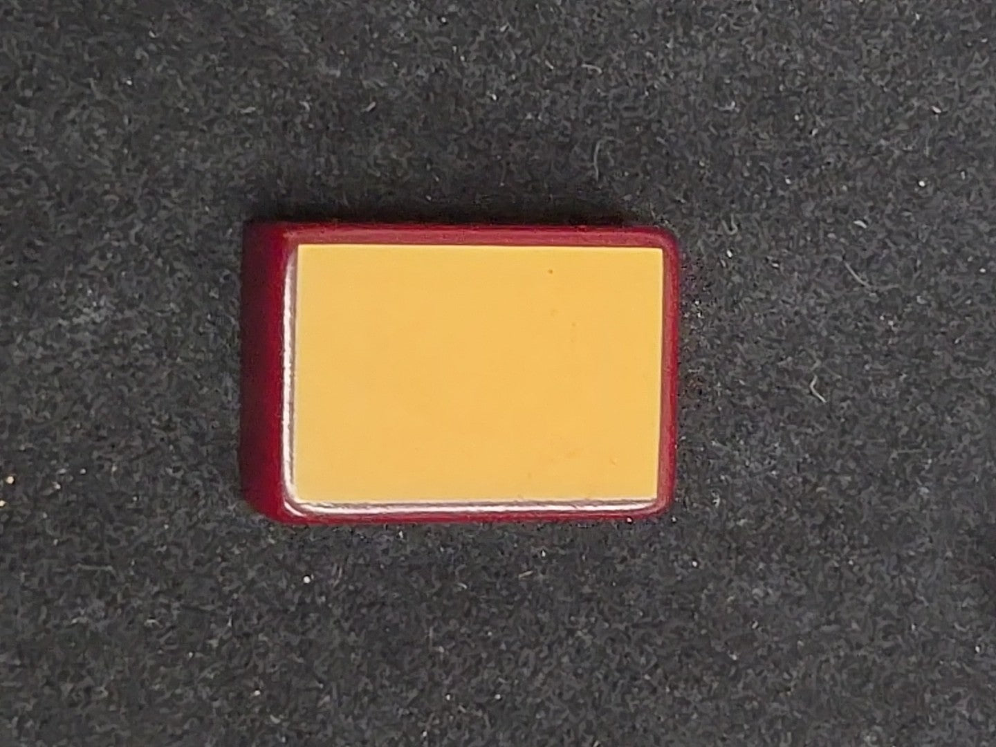 Enrobed Burgundy Bakelite Catalin Mahjong Tile Replacement | East Wind