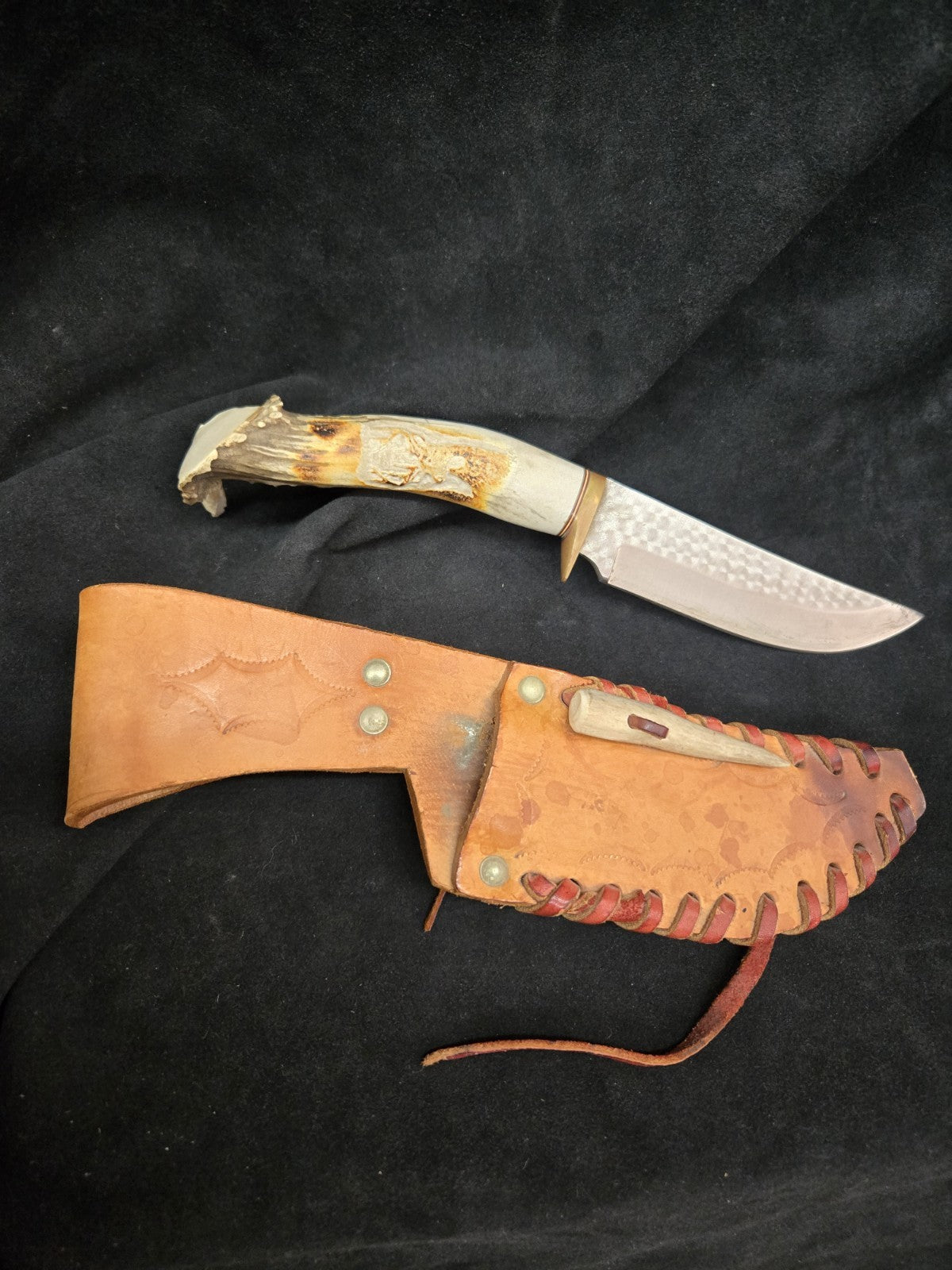 Vintage KEN RICHARDSON CUSTOM Antler Handle