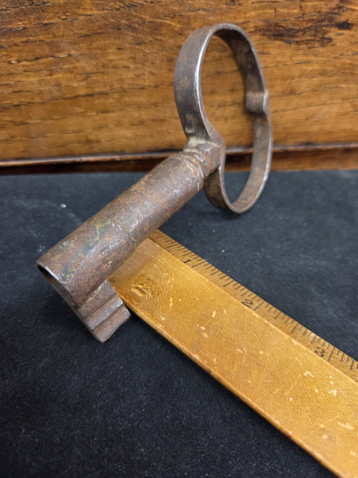 Antique Castle Church Cast Iron Key