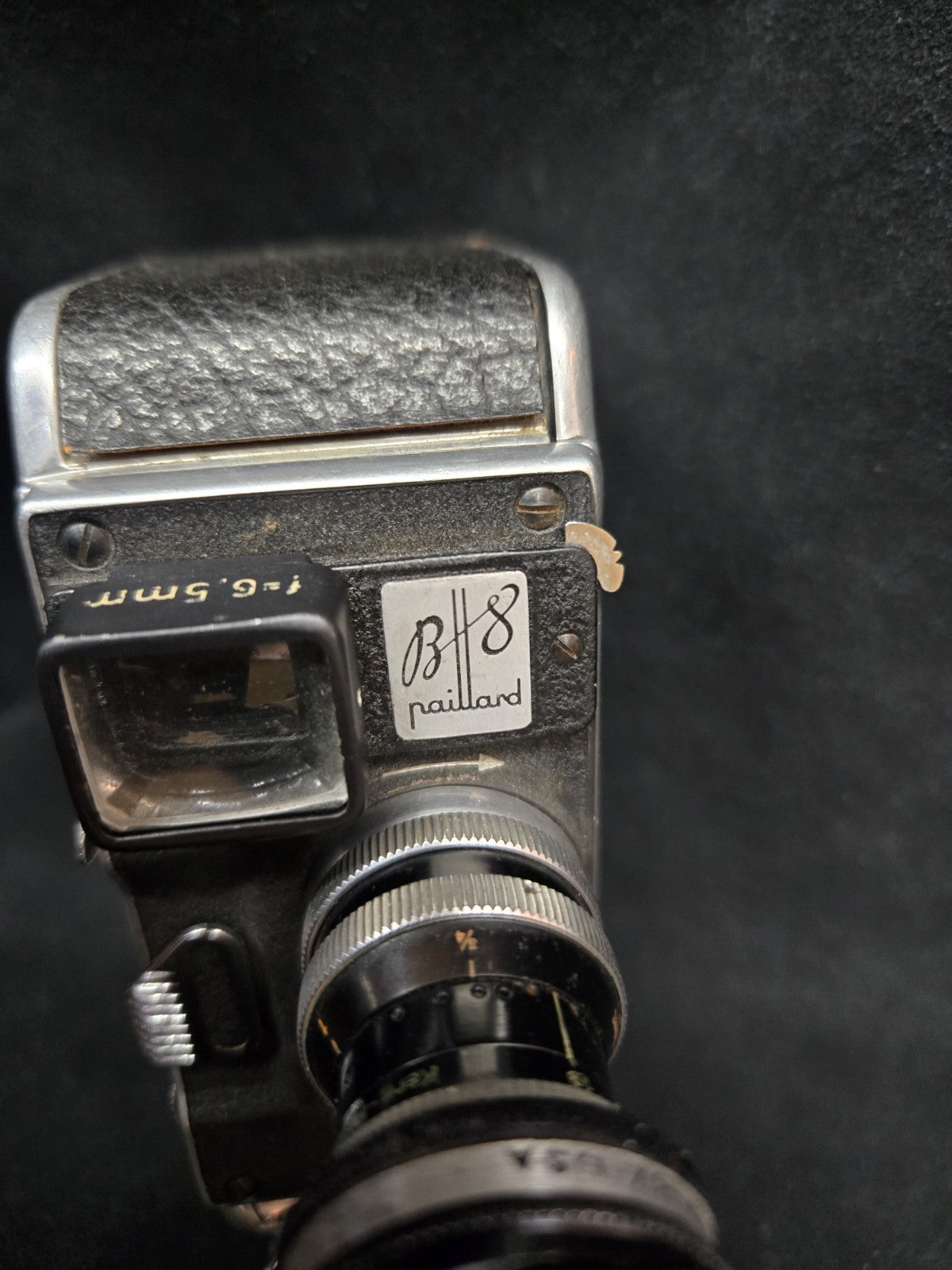  Paillard Bolex B8 8mm Movie Camera *UNTESTED*, Kern Paillard 13mm Lens