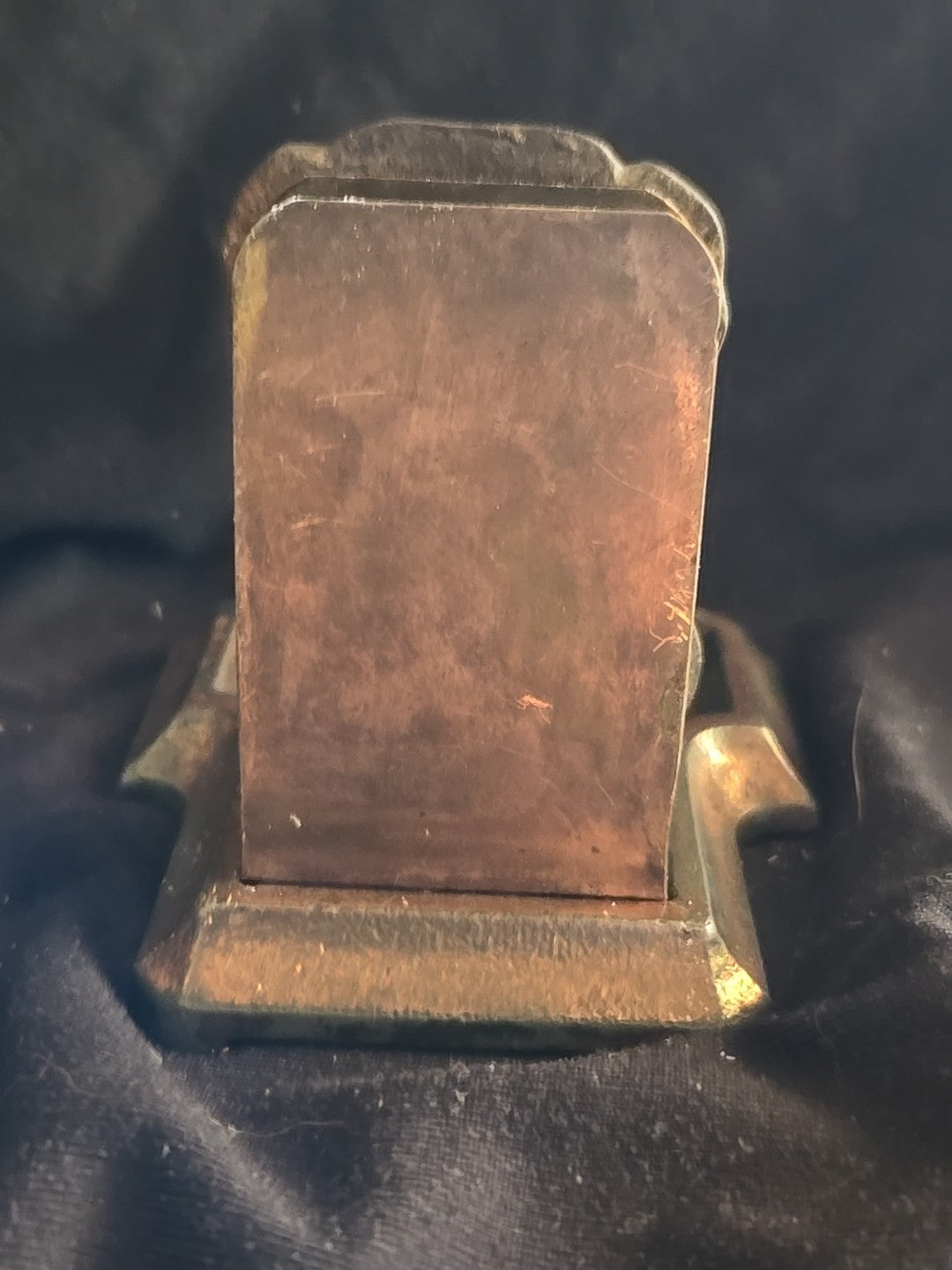 Antique Cast Iron Elephant Match Book Holder C.J.O. Judd Victorian