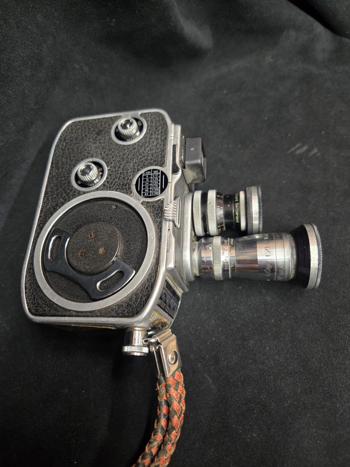  Paillard Bolex B8 8mm Movie Camera *UNTESTED*, Kern Paillard 13mm Lens