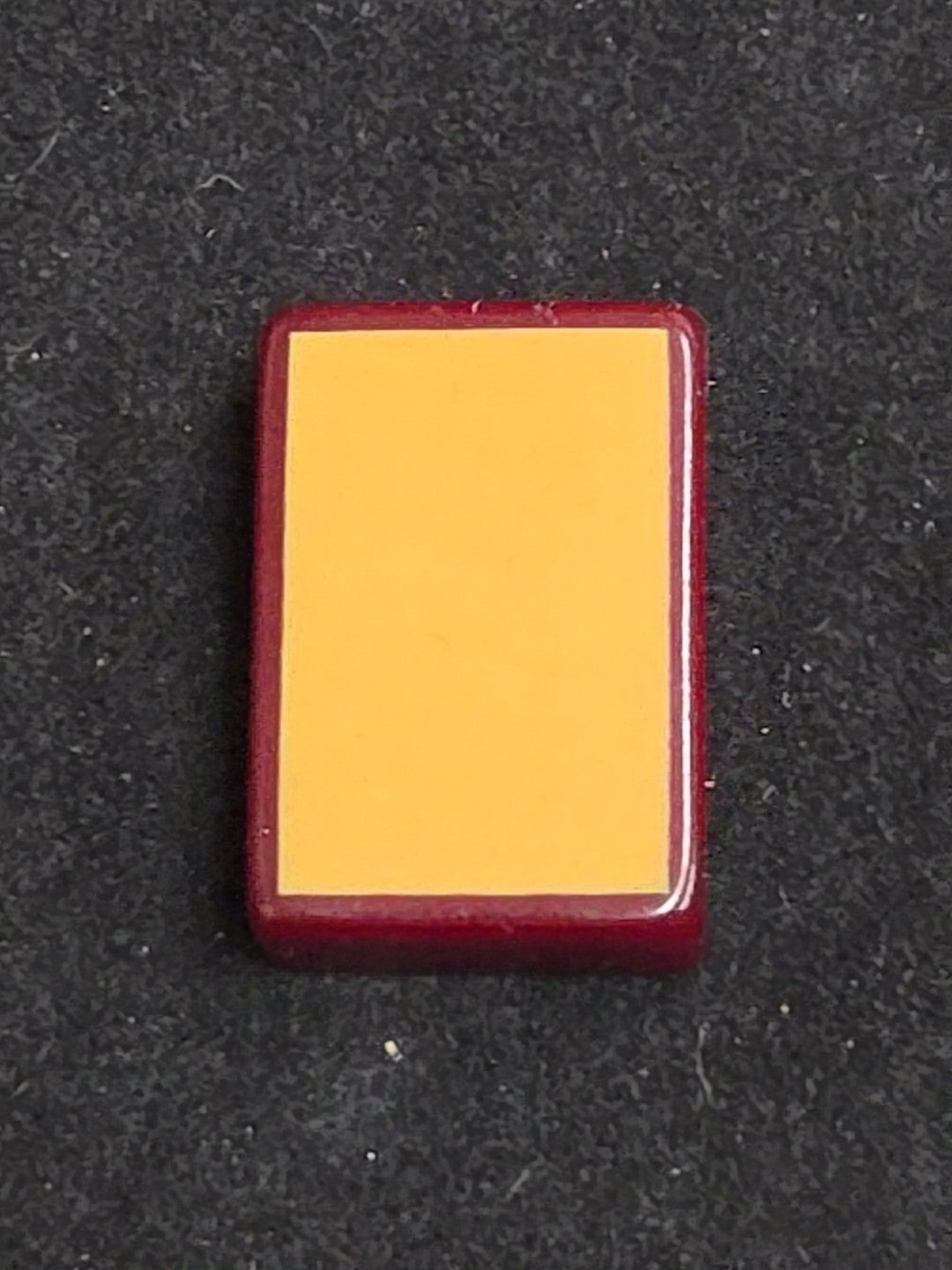 Enrobed Burgundy Bakelite Catalin Mahjong Tile Replacement | Seven Bams