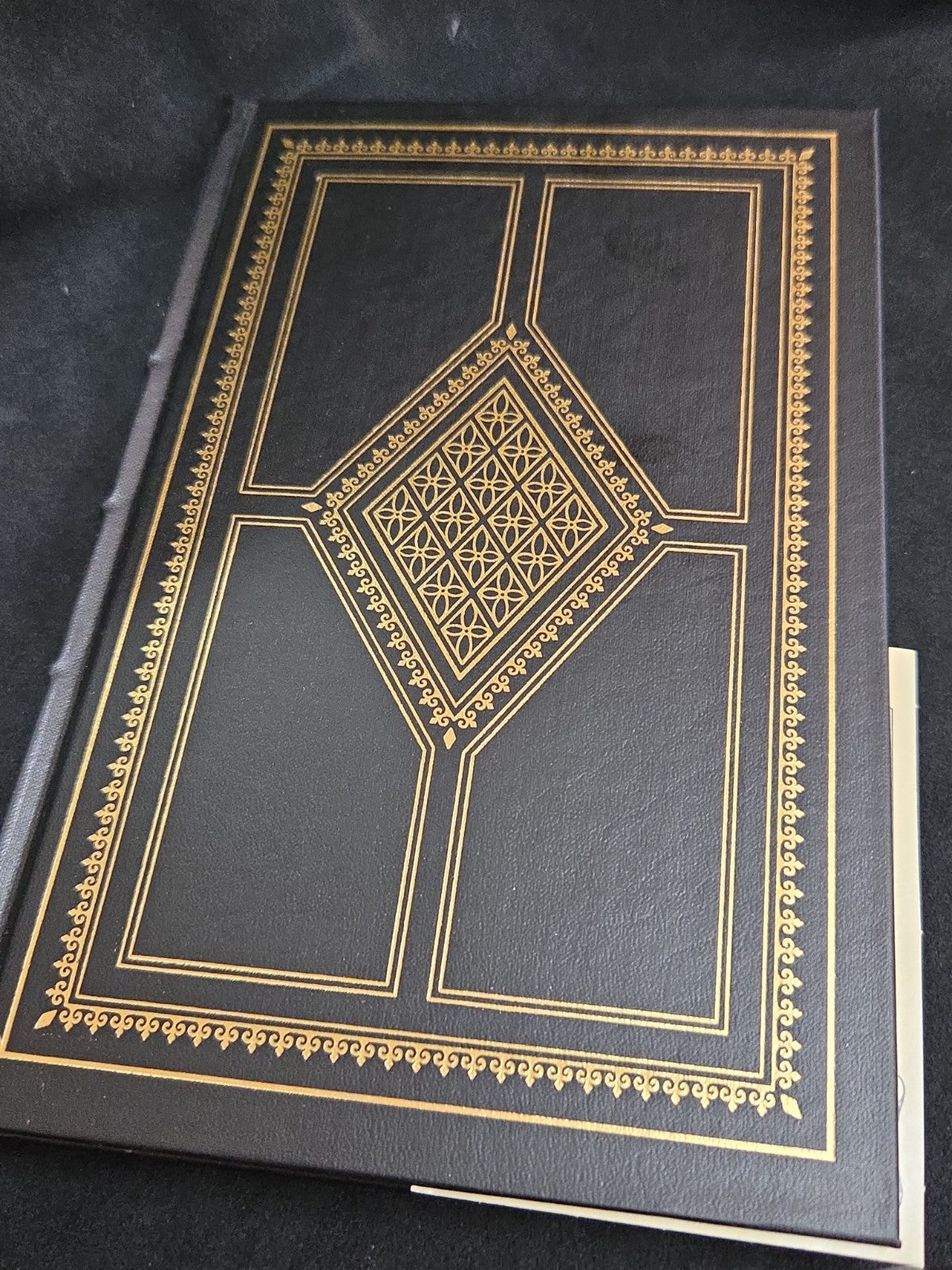 Candide by Voltaire Franklin Library Beautiful Embossed Faux Leather Black Book