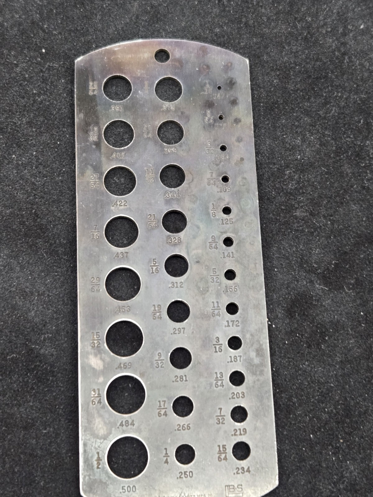 DRILL GAUGE Brown and Sharpe Imperial No. 710 Gage