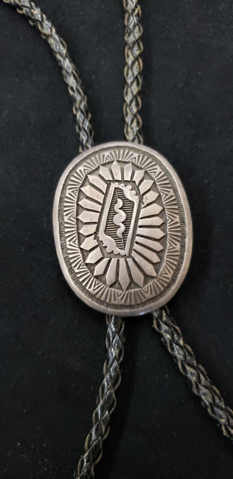 Vintage Emerson Bill Sterling Bolo Tie