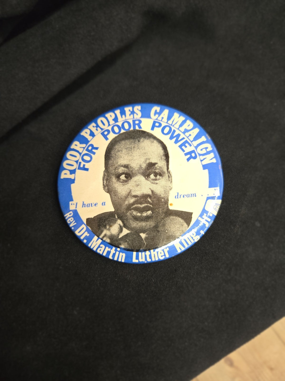 Rev. Dr. Martin Luther King Jr. 1968 Poor People's Campaign 3½" "I Have A Dream"