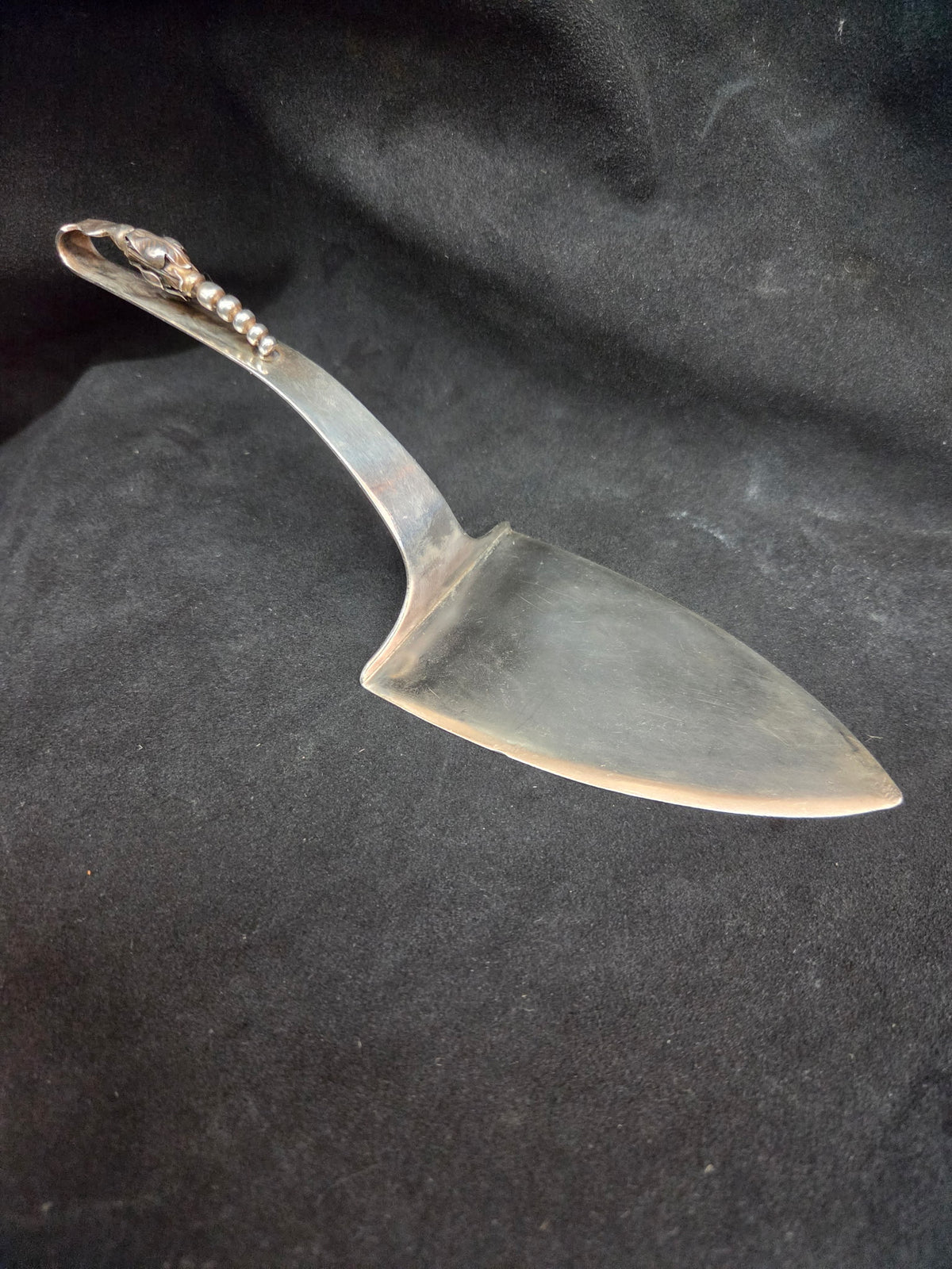 Blossom by Ramirez Mexican Sterling Silver Pie Server FH AS 8" Figural